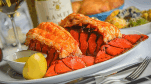 A photo from google reviews of a dish at Dominick's Steakhouse.