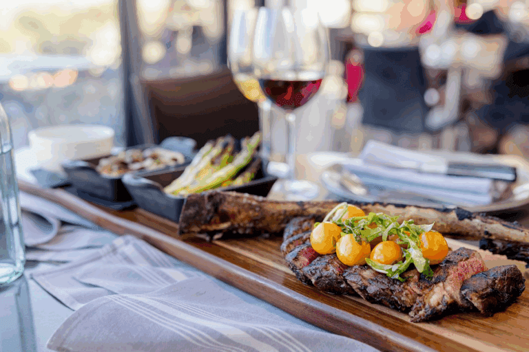 A dinner spread at Cielo in Scottsdale, AZ.