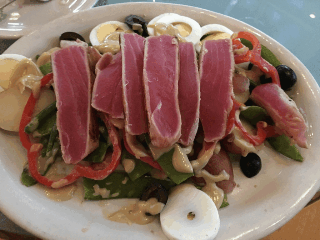 A Salad at AZ88 in a Scottsdale restaurant.