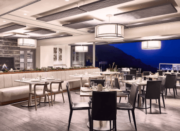 The CIELO restaurant dining area.