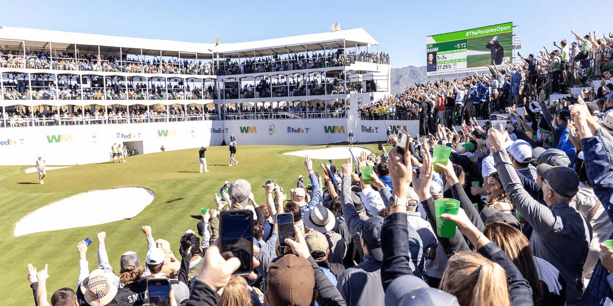 An image of the WM Phoenix Open. 