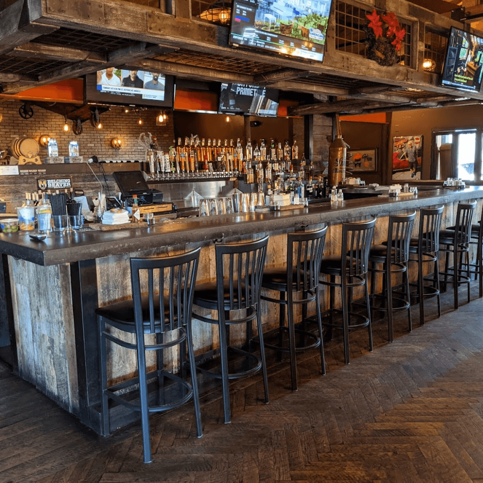 A photo of the bar at Bootleggers Modern American Smokehouse.