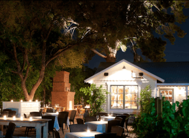 Outdoor dining area of The House Brasserie.