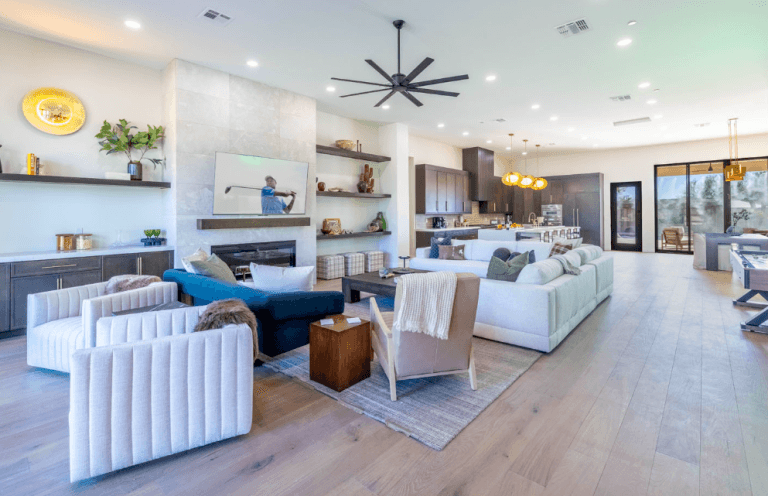 A rental home for family reunions.