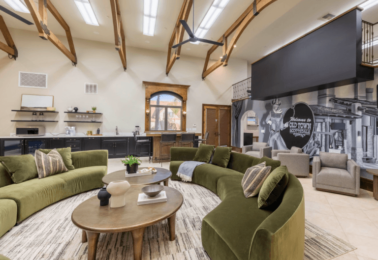 A picture of one of the living room areas at HÓZHÓ Grand Estate on Sunnyside.