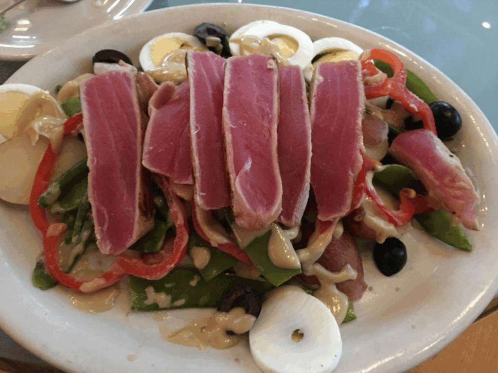 A Salad at AZ88 in a Scottsdale restaurant.