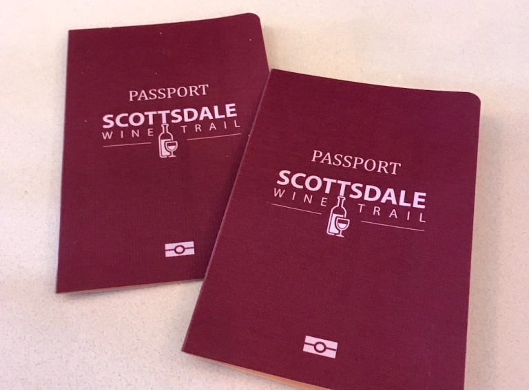 An image of Scottsdale Wine Trail Passport. 