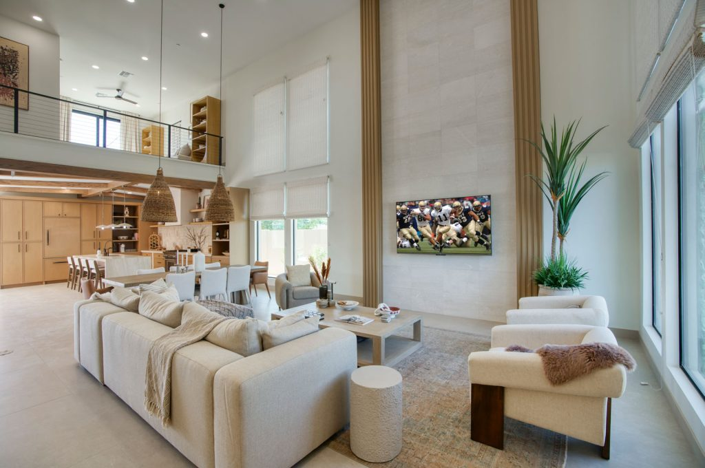 Interior of a vacation home in Scottsdale.