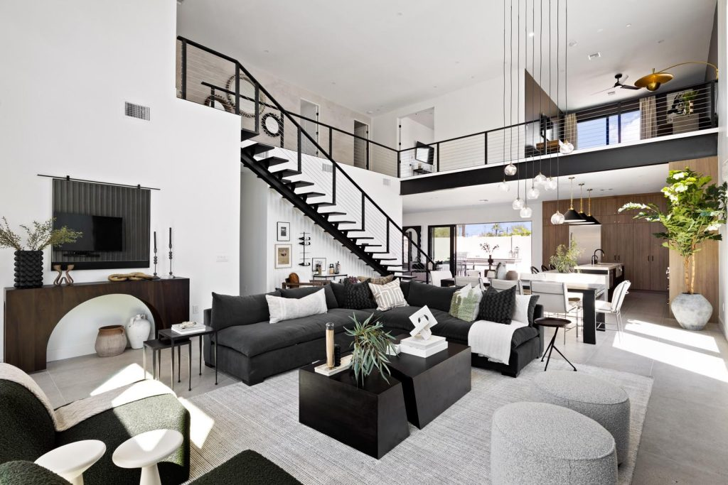 Modern vacation rental house.