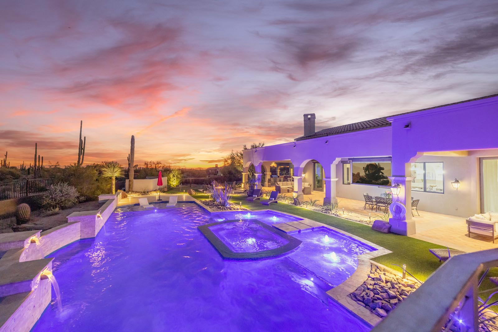 A luxury rental home in Scottsdale.