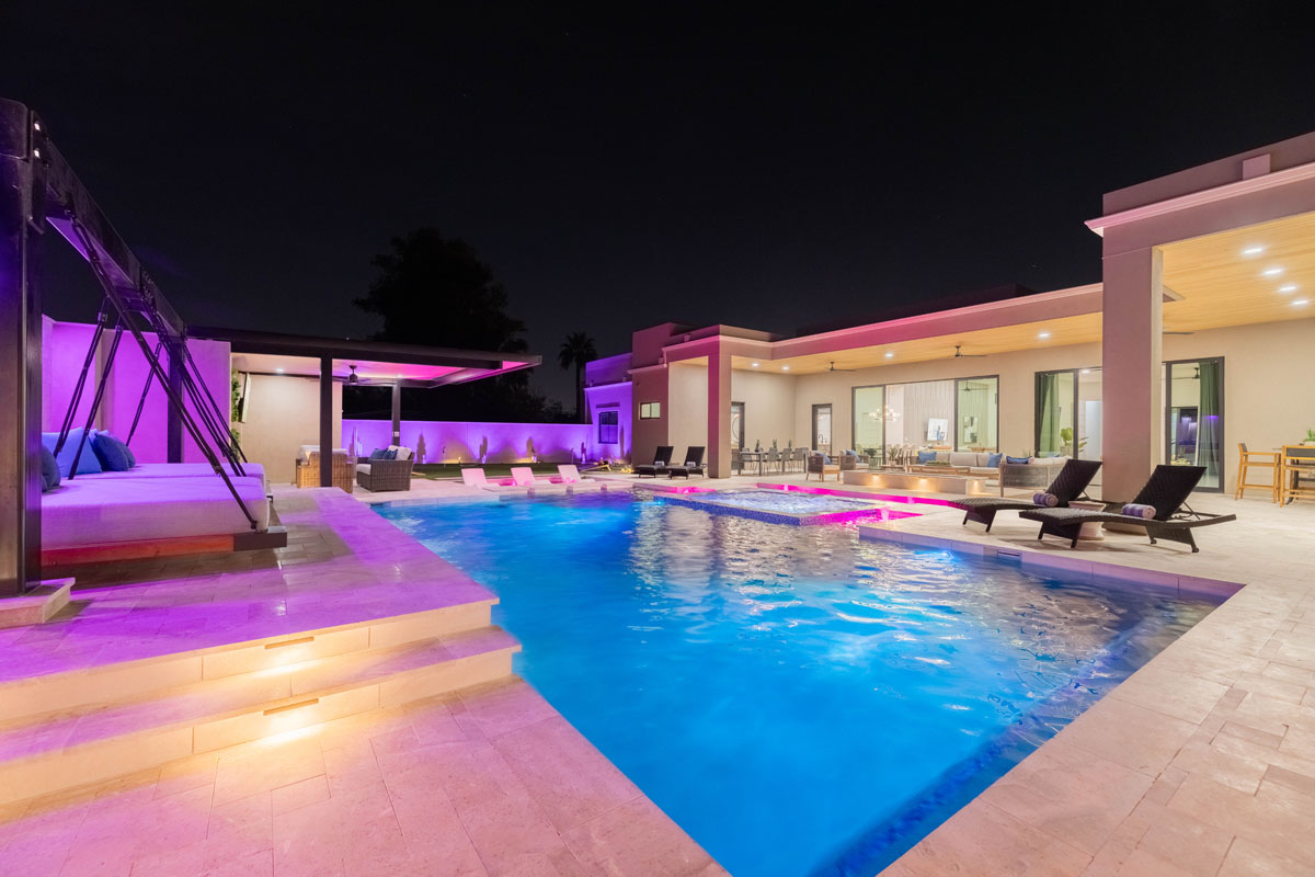 Resort style pool in Scottsdale.