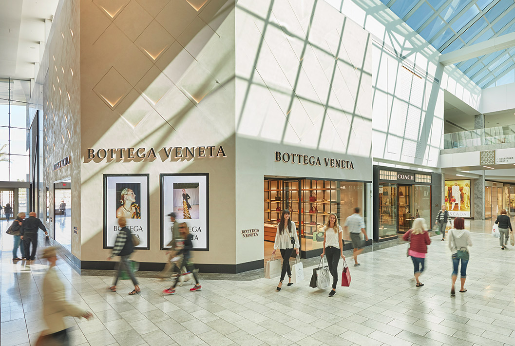 People shopping inside the Scottsdale Fashion Square mall.