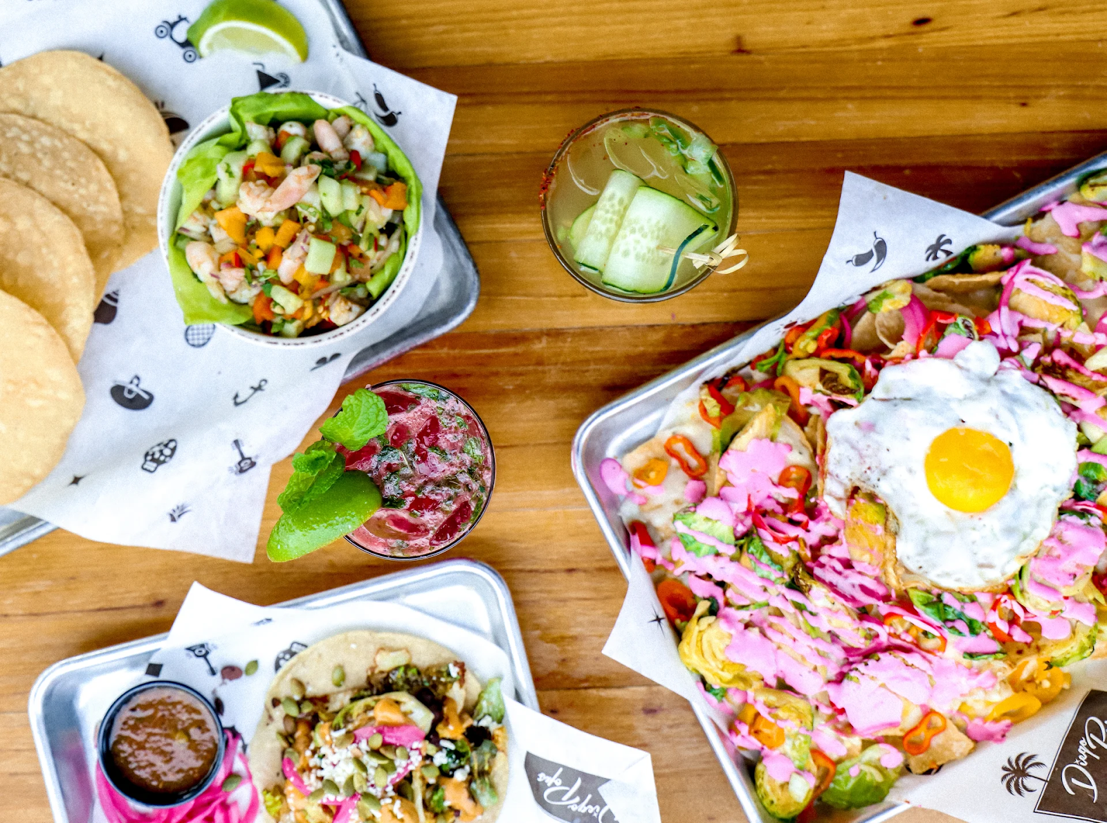 Picture of the fresh food at Diego Pops.