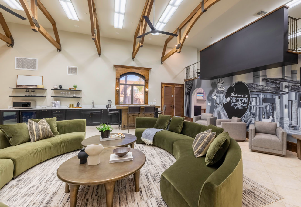 A picture of one of the living room areas at HÓZHÓ Grand Estate on Sunnyside.