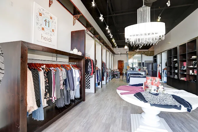 An image of the inside of Heidi Boutique. 