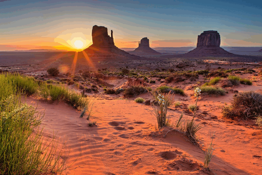 An image of Monument Valley Navajo Tribal Park. 