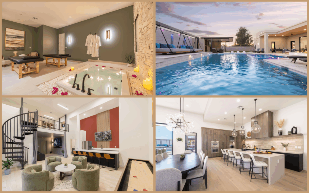 Peaceful Scottsdale vacation home with private pool, serene backyard, and natural light-filled interiors for longer stays.